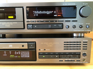 Sony TC-K750ES + Sony CDP-X33ES Titanium Kassettdekk + CD (3 foto / 10)