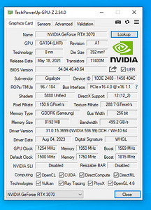 Gigabyte RTX 3070 Gaming OC 8Gb (4 foto / 4)