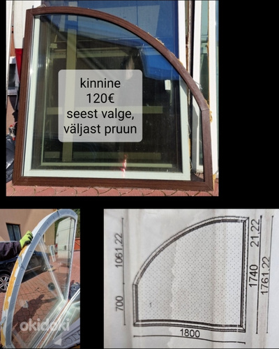 PVC kinnine aken (foto #1)
