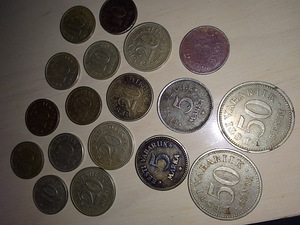 Эстонские марки и центы