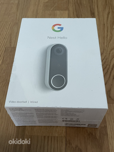 Новый Google Nest Hello Video Doorbell Wired (фото #1)