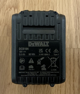 DeWalt 18 V aku; 5,0 Ah; Li-ion (Uus) (5 foto / 5)