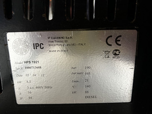 IPC Portotecnica HPS 1921 Hot Water Pressure Washer (4 foto / 6)