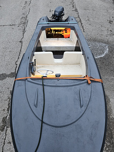 Mootorpaat+ Yamaha 4T 20hp mootor+ Respo paadihaagis (6 foto / 10)