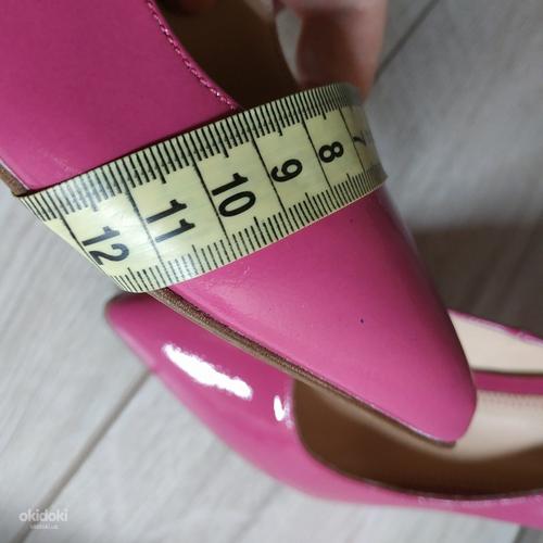 Кожаные, стильные фирменные туфли 36 р кожа везде - новые (фото #9)
