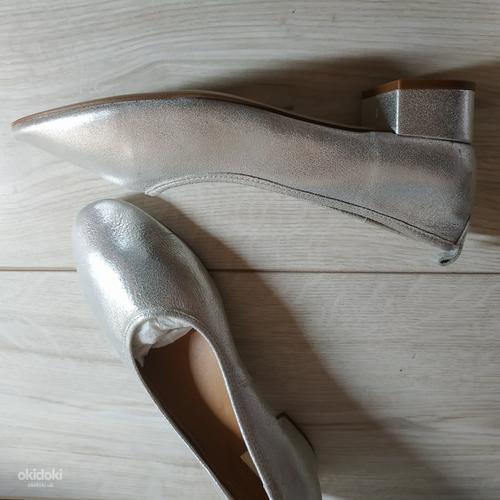 Шкіряні, стильні жіночі сучасні туфлі від HM 39 р (фото #1)
