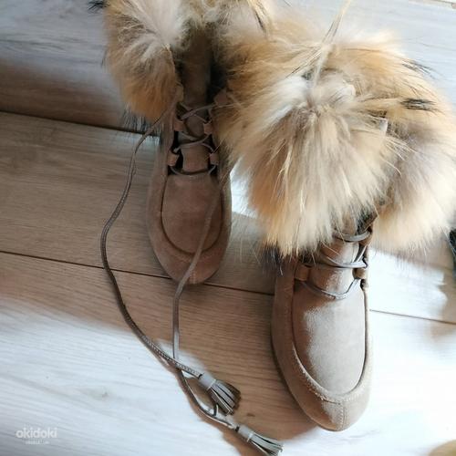 Кожаные стильные фирменные ботинки от BRUNO PREMI 36 р (фото #10)