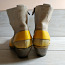 Кожаные стильные фирменные ботинки казаки Италия 36 р кожа (фото #3)