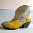 Шкіряні стильні фірмові черевики козаки Італія 36 р шкіра в (фото #4)