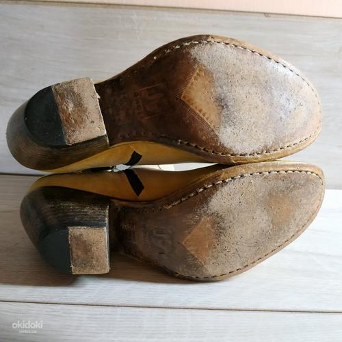 Шкіряні стильні фірмові черевики козаки Італія 36 р шкіра в (фото #6)