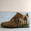 Кожаные стильные фирменные ботинки с бахромой от Catwalk- 39 (фото #2)