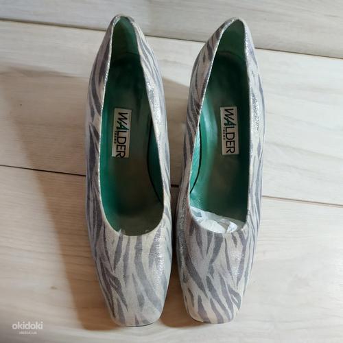 Кожаные женские фирменные туфли от Walder 37/5 р кожа везде (фото #3)