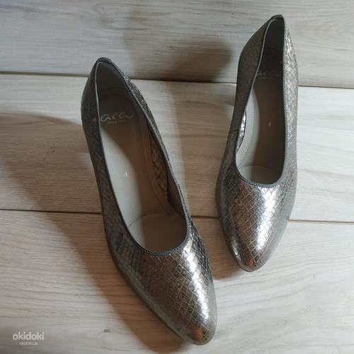 Кожаные, фирменные оригинальные туфельки от ARA 37 р Новые (фото #1)