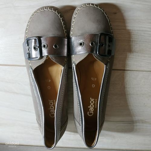 Фірмові шкіряні якісні жіночі туфлі від gabor 37.5 р (фото #4)
