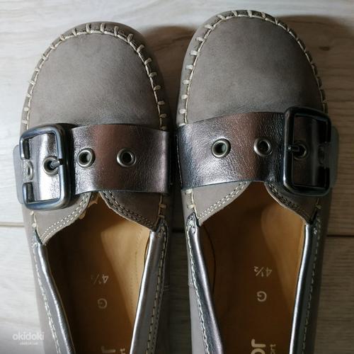 Фирменные кожаные качественные женские туфли от gabor 37.5 р (фото #5)