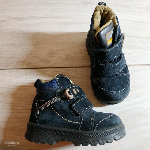 Кожаные фирменные детские ботиночки от Twisty 21 р утепленны (фото #1)