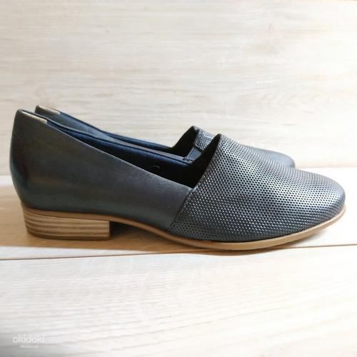 Стильные кожаные женские туфли-лоферы от Tamaris 36 р - Новы (фото #2)