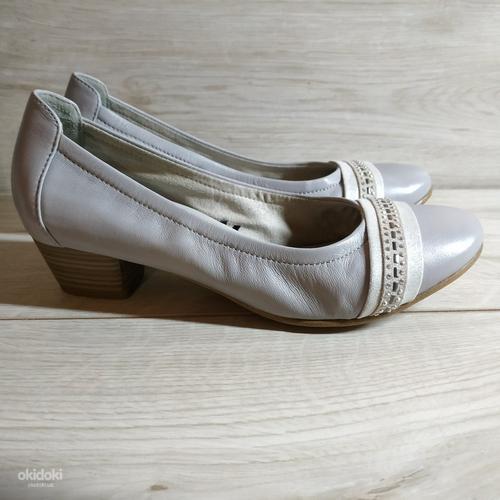 Кожаные качественные фирменные туфли от Tamaris 40 р (фото #2)