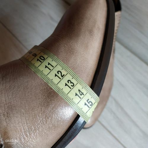 Шкіряні стильні жіночі черевики челсі від Bensons Італія 39 (фото #7)