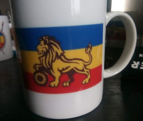 Подарочные чашки с эстонским гербом казаки и флагом