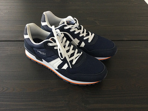 Beautiful Sneakers for Men in Blue, Size 46, Lether Shoes (5 foto / 5)