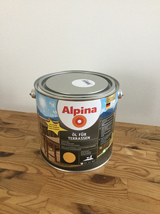 Terrassiõli Alpina 2,5l Terrassen Öl (1 foto / 1)