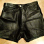 Itaalia mustad ehtsast nahast lühikesed püksid, 36-S-M, uued (foto #4)