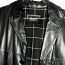Saki Leather täisnahast meeste soe must pikk mantel, 54-XL (foto #4)