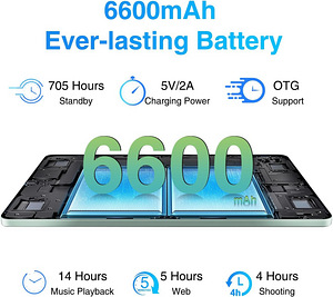 Планшет Doogee t10s, android 13, 2sim, 11gb ram, 128gb (3 фото из 6)