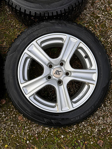 ДИСКИ + ЗИМНИЕ ШИНЫ 5x114,3 205/55 R16 (5 фото из 9)