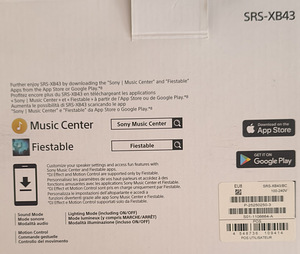 Originaal Sony SRS-XB43 Nagu Uus! (6 foto / 6)