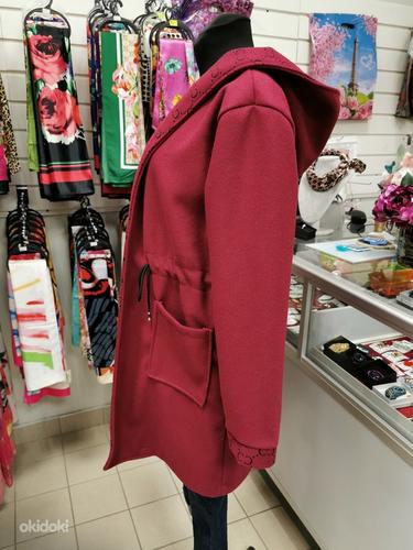 Лёгкое пальто без подкладки размер оверсайз (три цвета) (фото #10)