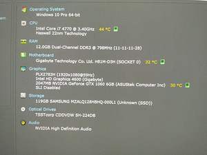 I7-4770/H81M/12GB RAM/SSD 128GB/Nvidia GTX 1060 6GB (2 foto / 10)