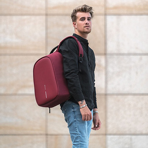 Bobby Hero Regular Anti-Theft Backpack, Red (3 foto / 10)