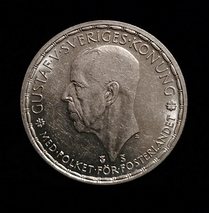 Rootsi hõbe 2 kronor 1948 originaal. (2 foto / 2)