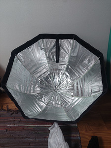 Godox softbox 80 cm välgu jaoks (4 foto / 5)