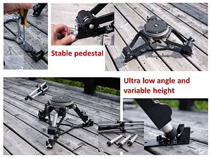 Ronford-Baker Tripod Kit for ARRI / RED / Sony / Canon (8 foto / 10)