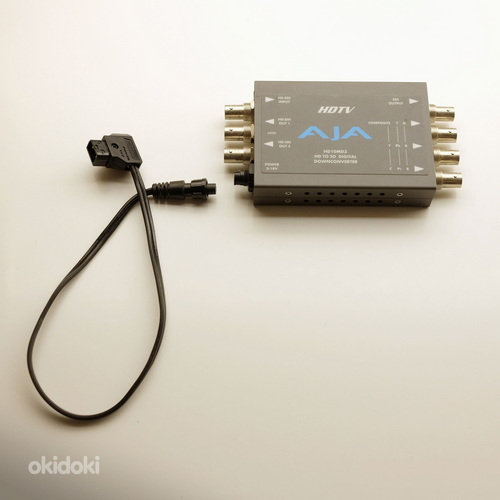 AJA HD10MD3 даблер и даунконвертер с кабелем питания D-Tap (фото #1)