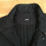 Однотонная осенняя куртка черного цвета (съемный жилет из перьев) "Hugo Boss" XL (фото #1)