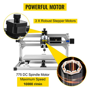 CNC 3018 Pro. Spindel komplektid (5 foto / 5)