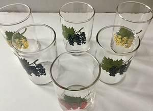 Vintage klaasi komplekt, 6 klaasi koos (3 foto / 3)