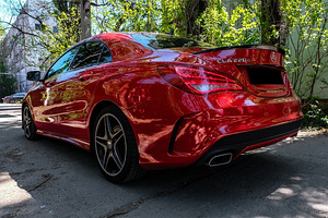 Must pagasiruumi spoiler Mercedes CLA C117 W117 2013-2018 (6 foto / 6)