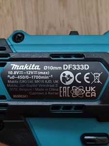 Новая аккумуляторная дрель Makita 12В (2 фото из 3)