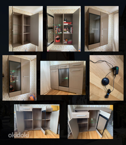Два шкафа (комода) с подсветкой в комнату (фото #1)