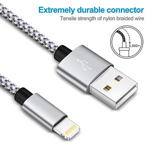 Uus !Laadija Lightning Apple iPhone/iPad/iPod Nylon/ (4 foto / 6)