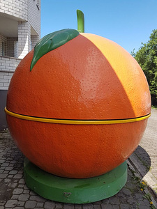 Apelsinikujuline kiosk / mobiilne kiosk (2 foto / 7)