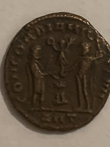 Diocletianuse Rooma antiikmünt AD 296-297 (2 foto / 5)