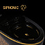 Роскошный туалет, Дизайнерская модель черная с золотыми цв (фото #4)