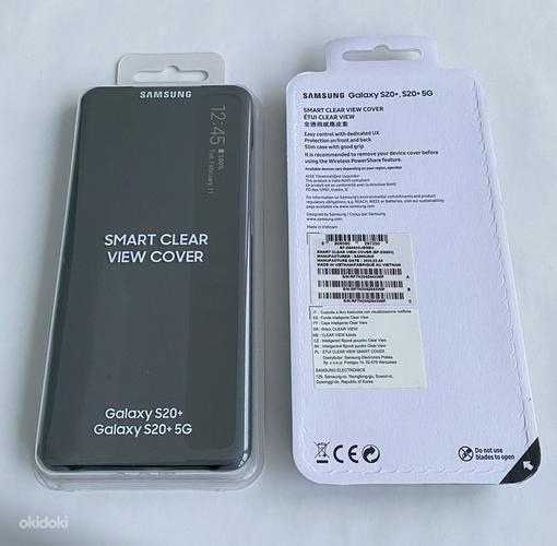 Samsung S20+ Smart Clear/Led View Cover , Black/Gray/White (фото #2)