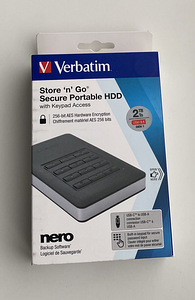 Verbatim Store & Go 2TB Black Secure Portable